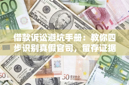 济南借款诉讼避坑手册：教你四步识别真假官司，留存证据不踩雷