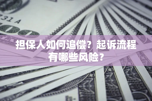 济南担保人如何追偿？起诉流程有哪些风险？
