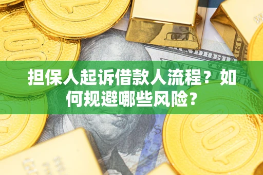 济南担保人起诉借款人流程？如何规避哪些风险？