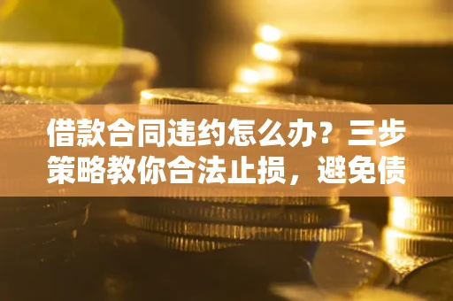 济南借款合同违约怎么办？三步策略教你合法止损，避免债务危机升级